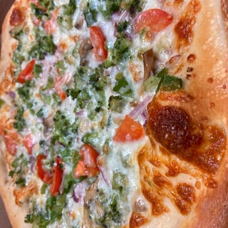 Vegetarian White Pizza
